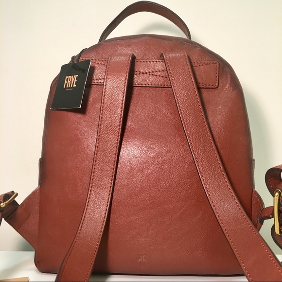 Frye Olivia Mini Backpack Cognac - Picture 4 of 8